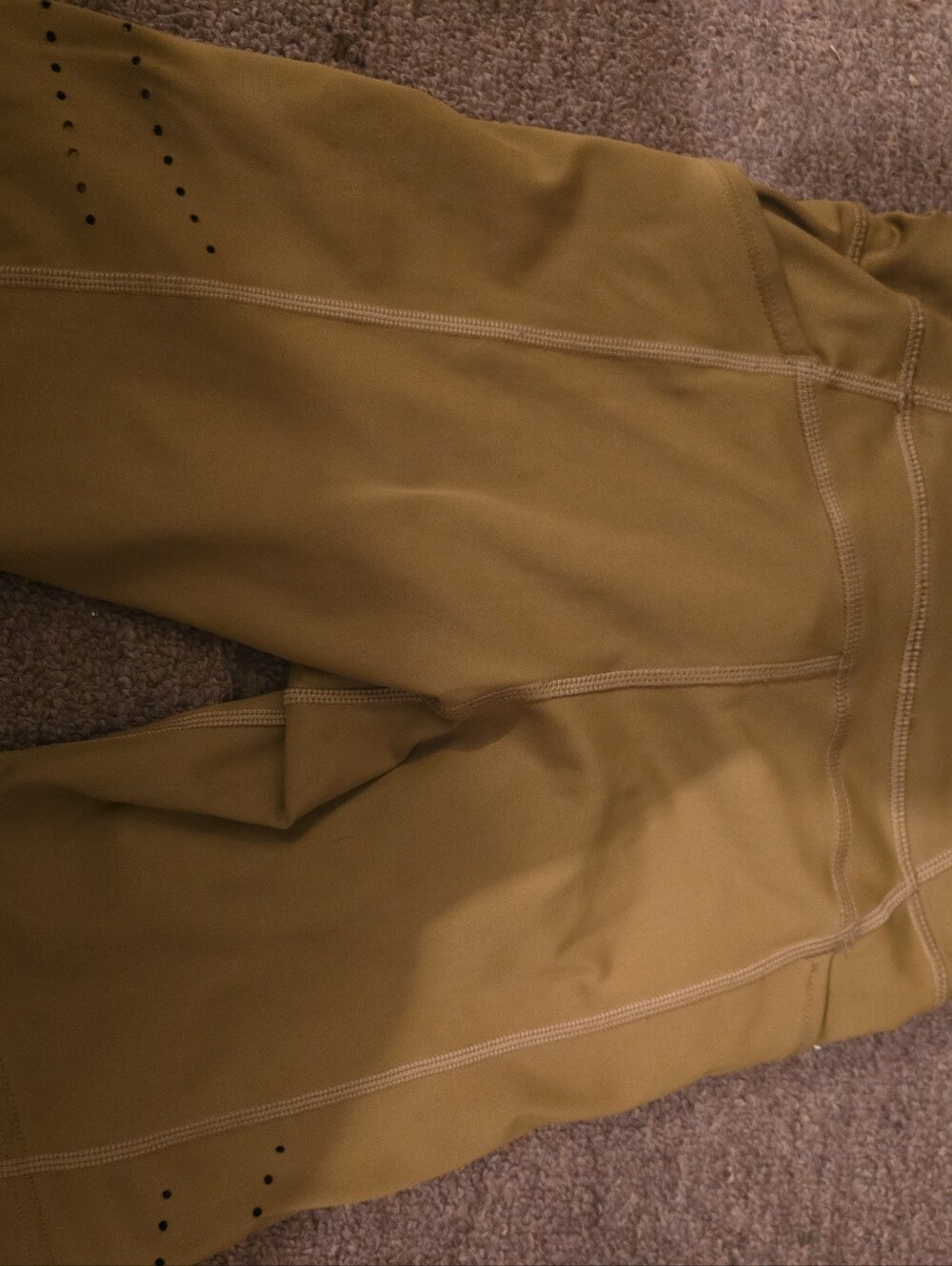 NWT Brooks Method 8" Short Tight Running Fitness Women's XS Burnt Olive 3 Pocket